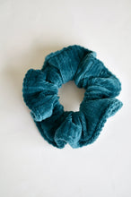 Charger l'image dans la galerie, Chouchou velours côtelé bleu