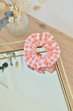 Charger l'image dans la galerie, Chouchou vichy rose / orange