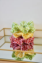 Charger l'image dans la galerie, Chouchou vichy vert anis