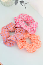 Charger l'image dans la galerie, Chouchou Vichy rose fluo