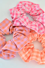 Charger l'image dans la galerie, Chouchou Vichy orange / violet