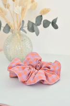 Charger l'image dans la galerie, Chouchou Vichy orange / violet