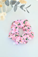 Charger l'image dans la galerie, Chouchou fleurs fond rose