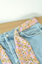 Charger l'image dans la galerie, Foulard fleurs violettes