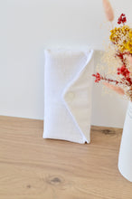 Charger l'image dans la galerie, Pochette à barrettes lin blanc