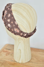 Charger l'image dans la galerie, Headband marron à fleurs
