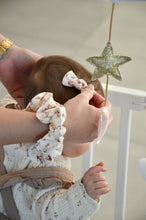 Charger l'image dans la galerie, Pince croco fleuri camel et lilas