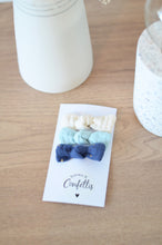 Charger l'image dans la galerie, Pince croco noeud bleu ciel