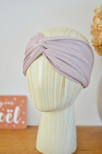 Charger l'image dans la galerie, Headband en jersey rose paillette