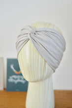 Charger l'image dans la galerie, Headband en jersey gris paillette
