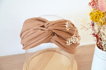 Charger l'image dans la galerie, Headband plissé camel