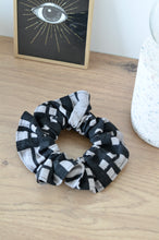 Charger l'image dans la galerie, Chouchou noir et gris Bobines et Confettis x Atelier NLC