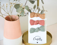 Charger l'image dans la galerie, Pince croco noeud vert d'eau