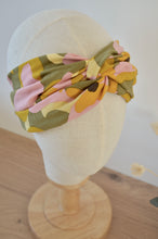 Charger l&#39;image dans la galerie, Headband kaki / rose / Jaune

