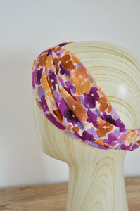 Headband fleuri avec anneau