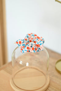 Chouchou pois rouges et bleus