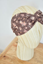 Charger l'image dans la galerie, Headband marron à fleurs
