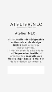 Chouchou gris Bobines et Confettis x Atelier NLC