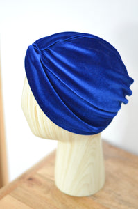 Turban bleu roi